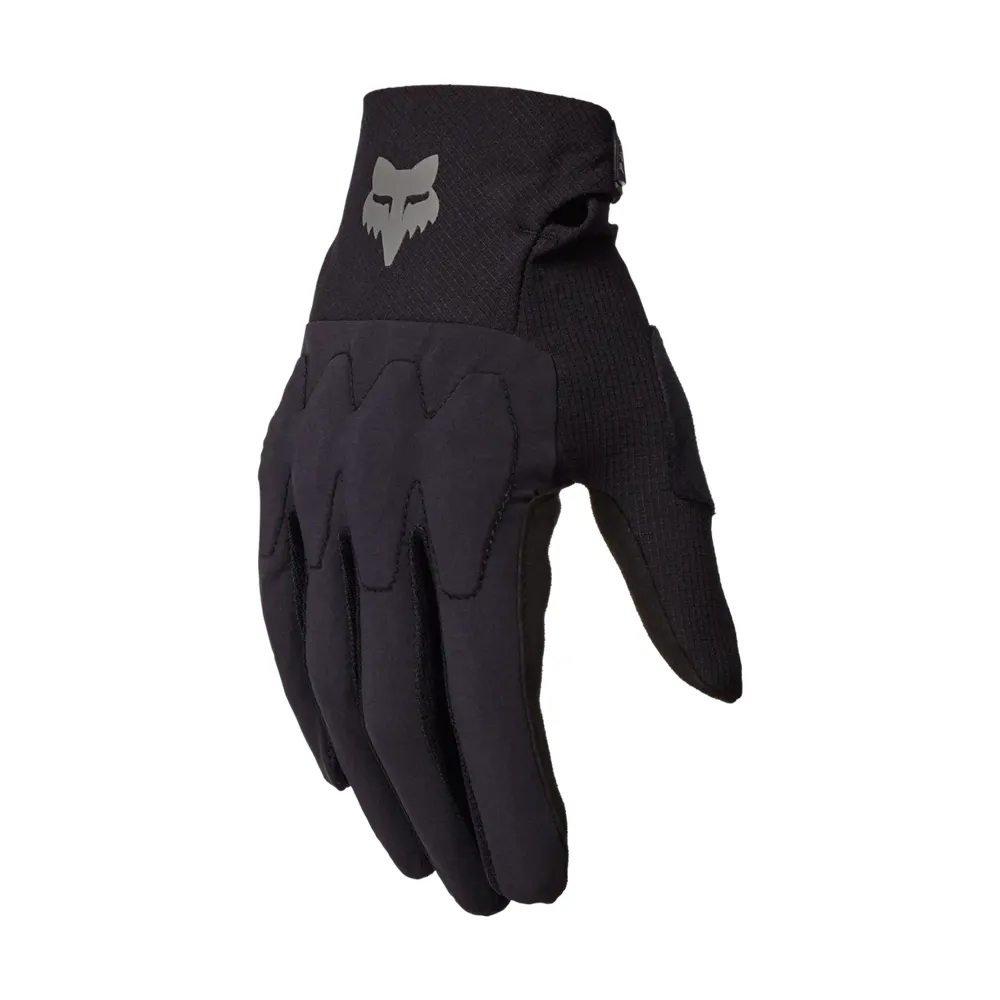 uPRISE Bikes Fox Clothing Defend D3O Long Finger Gloves - Black | Price match, 365 day returns, 18-Month Warranty, Finance Available & Free UK Delivery