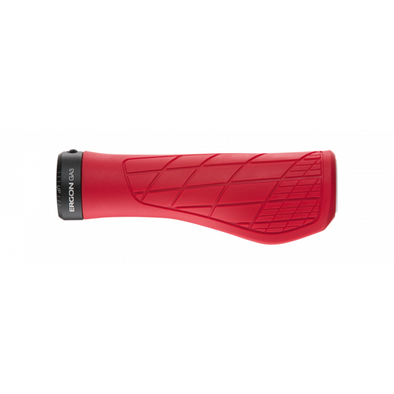 Ergon GA3 MTB Grips - Red-1
