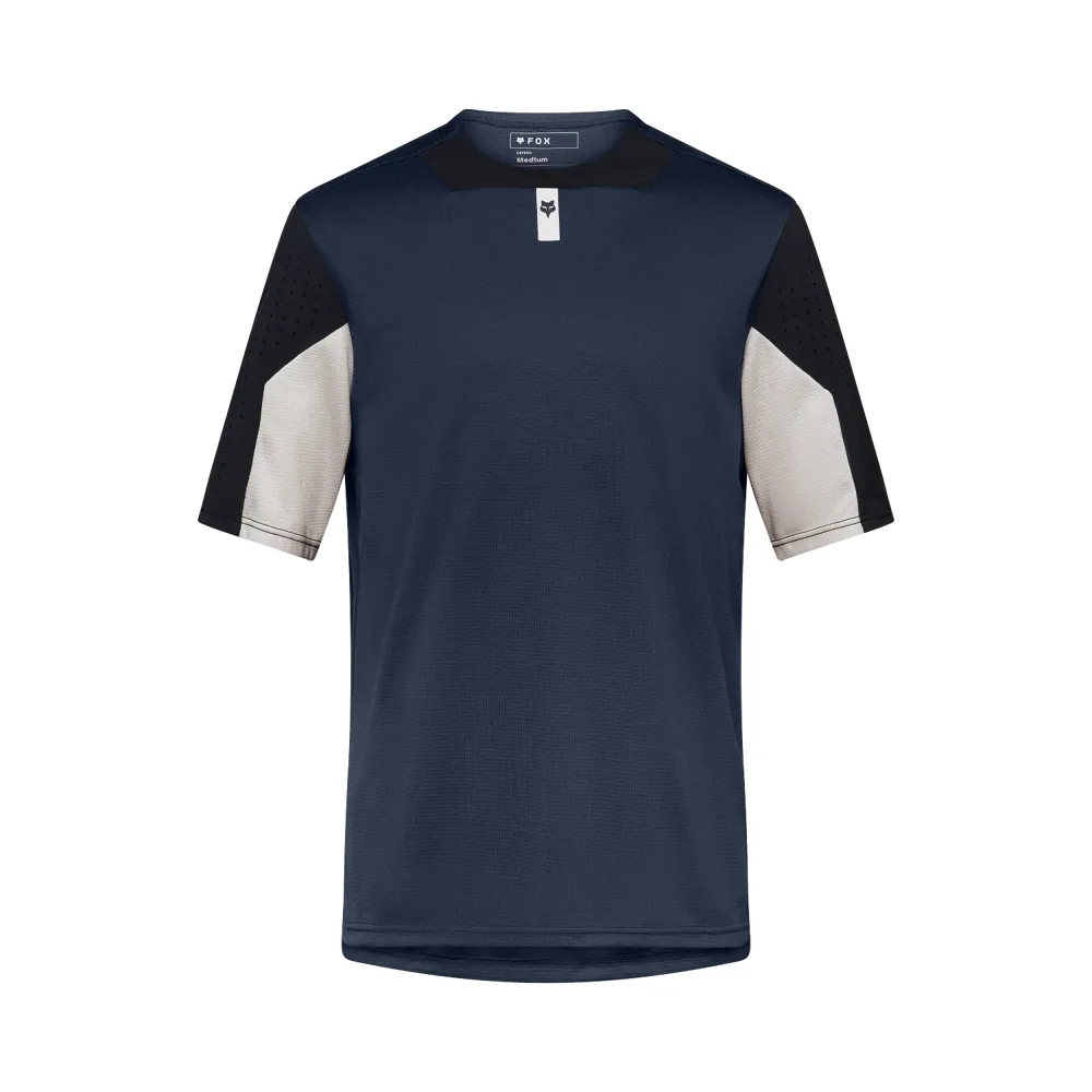 uPRISE Bikes Fox Clothing Fox Defend Men's Short Sleeve Jersey - Galaxy Blue | Price match, 365 day returns, 18-Month Warranty, Finance Available & Free UK Delivery