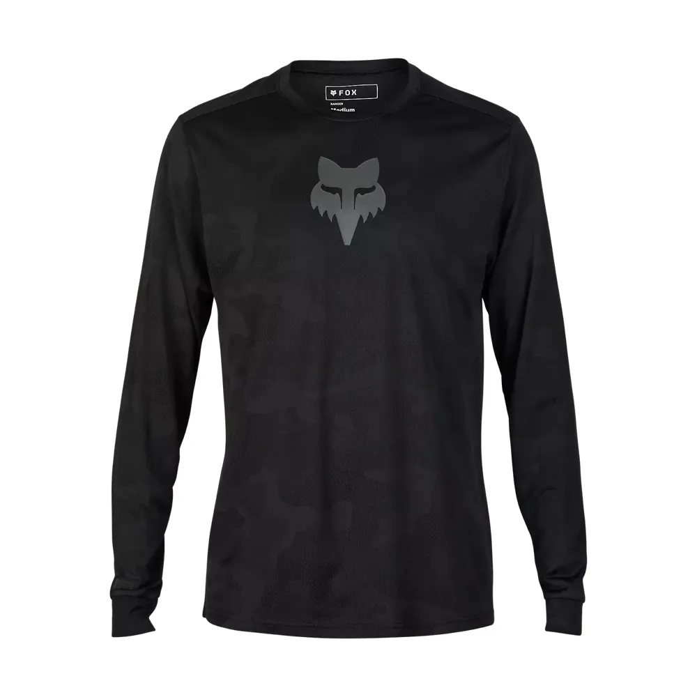 uPRISE Bikes Fox Clothing Fox Ranger TruDri Men's Long Sleeve Jersey - Black | Price match, 365 day return s, 18-Month Warranty, Finance Available & Free UK Delivery
