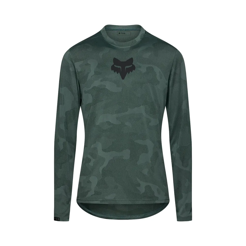 uPRISE Bikes Fox Clothing Fox Ranger TruDri Men's Long Sleeve Jersey - Sage Green | Price match, 365 day returns, 18-Month Warranty, Finance Available & Free UK Delivery