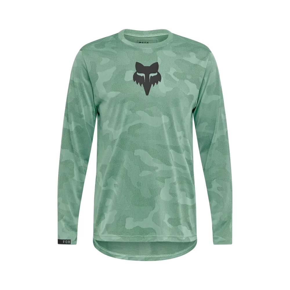 uPRISE Bikes Fox Clothing Ranger TruDri Men's Long Sleeve Jersey - Pine Green | Price match, 365 day returns, 18-Month Warranty, Finance Available & Free UK Delivery