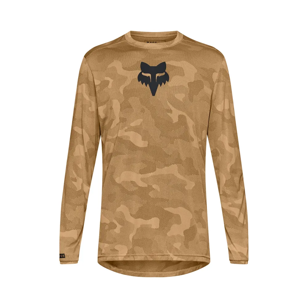 uPRISE Bikes Fox Clothing Ranger TruDri Men's Long Sleeve Jersey - Nutmeg Brown | Price match, 365 day returns, 18-Month Warranty, Finance Available & Free UK Delivery