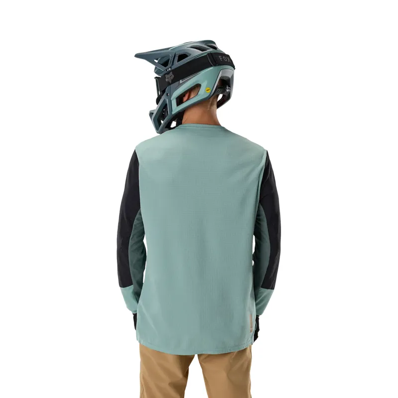 Fox Defend Men's Long Sleeve Jersey - Arctic Blue-3