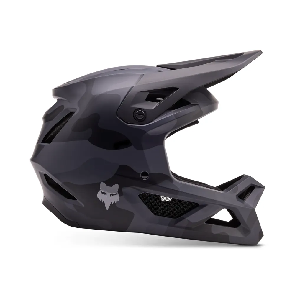 uPRISE Bikes Fox Clothing Youth Rampage Camo MIPS Full Face Helmet - Black | Price match, 365 day returns, 18-Month Warranty, Finance Available & Free UK Delivery