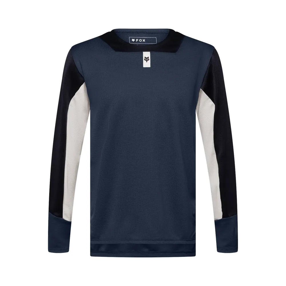 uPRISE Bikes Fox Clothing Fox Defend Youth Long Sleeve Jersey - Galaxy Blue | Price match, 365 day returns, 18-Month Warranty, Finance Available & Free UK Delivery