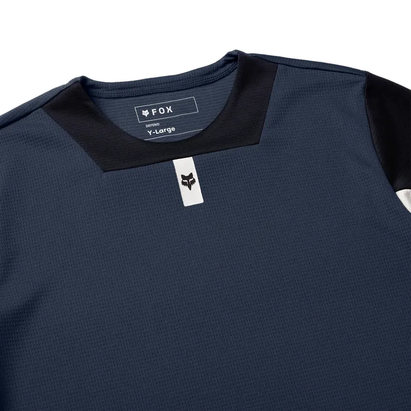 Fox Defend Youth Long Sleeve Jersey - Galaxy Blue-2