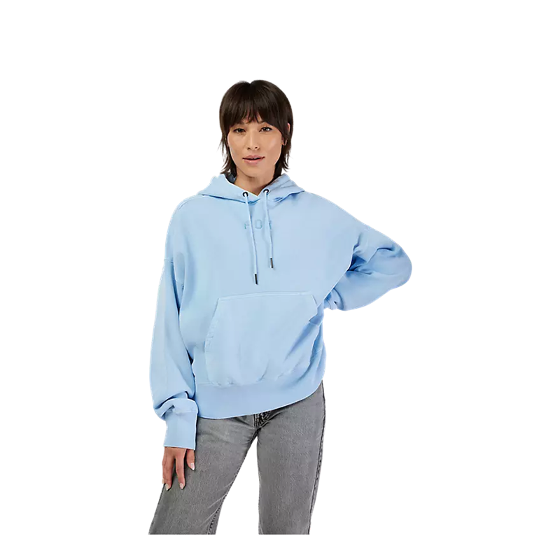Fox Women's Wordmark Oversized Pullover Hoodie - Cashmere Blue