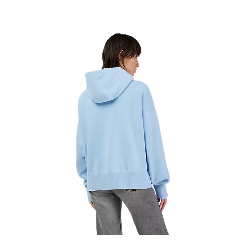 Fox Women's Wordmark Oversized Pullover Hoodie - Cashmere Blue-1