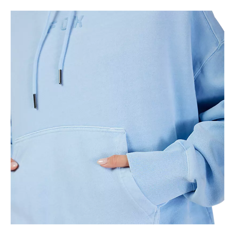 Fox Women's Wordmark Oversized Pullover Hoodie - Cashmere Blue-2