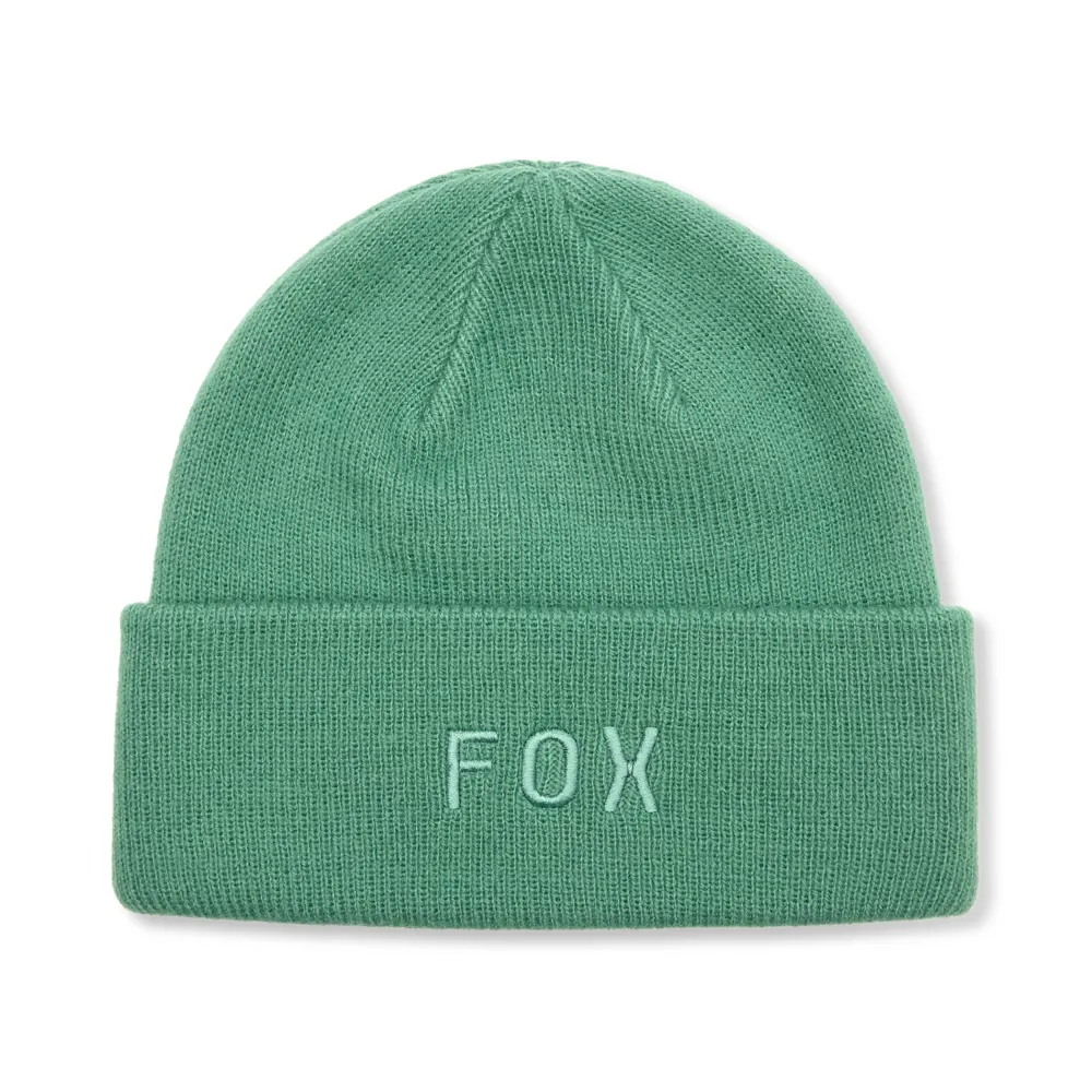 uPRISE Bikes Fox Clothing Fox Wordmark Men's Beanie - Pine | Price match, 365 day returns, 18-Month Warranty, Finance Available & Free UK Delivery