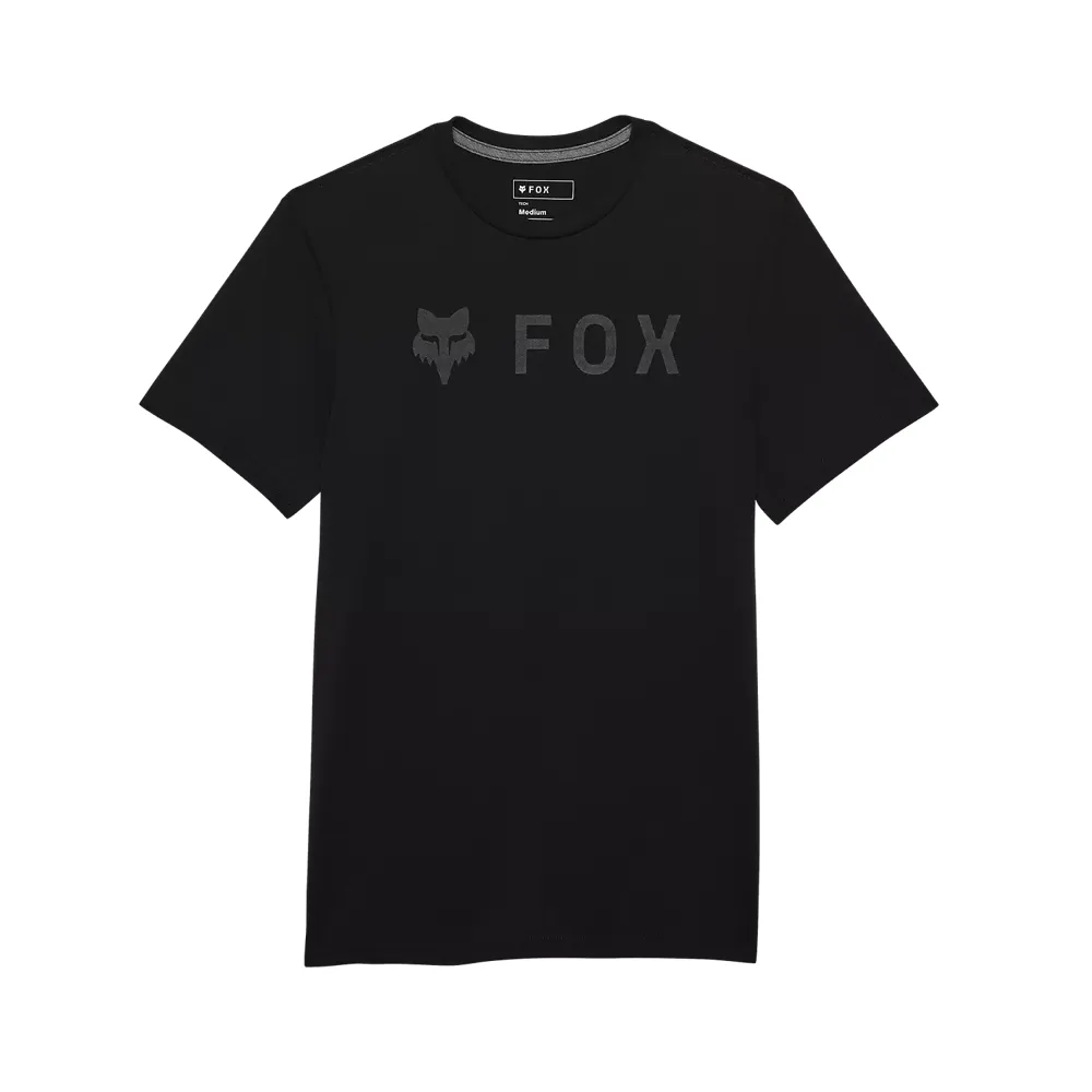 uPRISE Bikes Fox Clothing Fox Absolute Men's Short Sleeve Technical Tee - Black | Price match, 365 day return s, 18-Month Warranty, Finance Available & Free UK Delivery