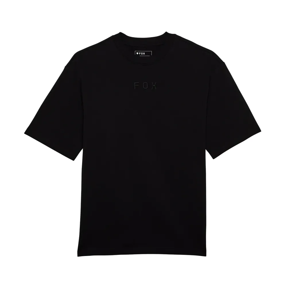 uPRISE Bikes Fox Clothing Fox  Wordmark Men's Oversized Tee - Black | Price match, 365 day returns, 18-Month Warranty, Finance Available & Free UK Delivery