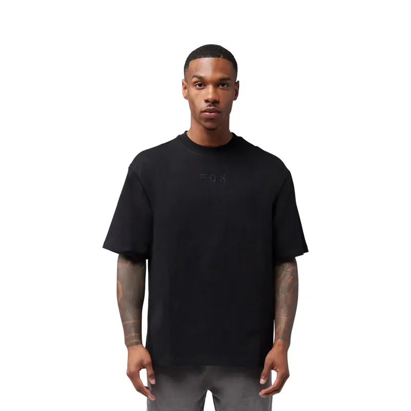 Fox  Wordmark Men's Oversized Tee - Black-2
