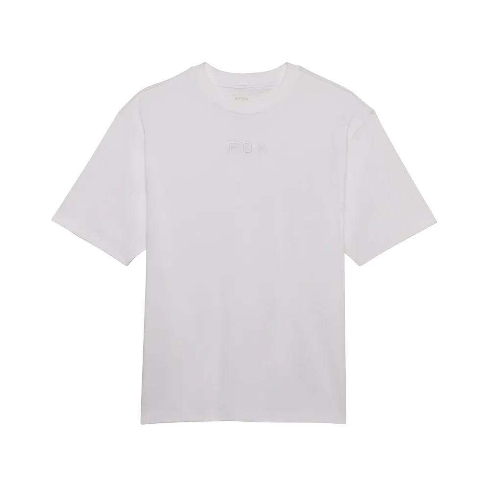 uPRISE Bikes Fox Clothing Fox  Wordmark Men's Oversized Tee - Optic White | Price match, 365 day returns, 18-Month Warranty, Finance Available & Free UK Delivery