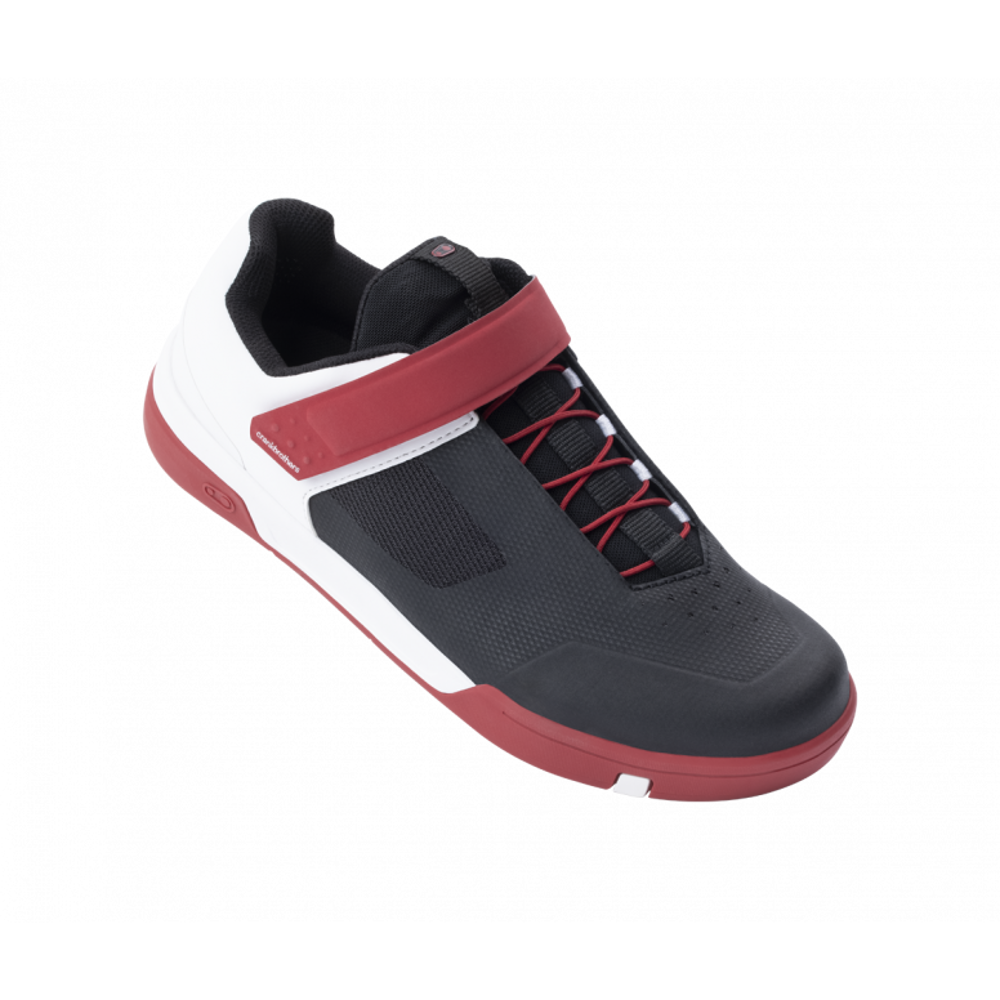 uPRISE Bikes Crank Brothers Stamp Speedlace MTB Flat Shoes - Red/Black/White | Price match, 365 day return s, 18-Month Warranty, Finance Available & Free UK Delivery