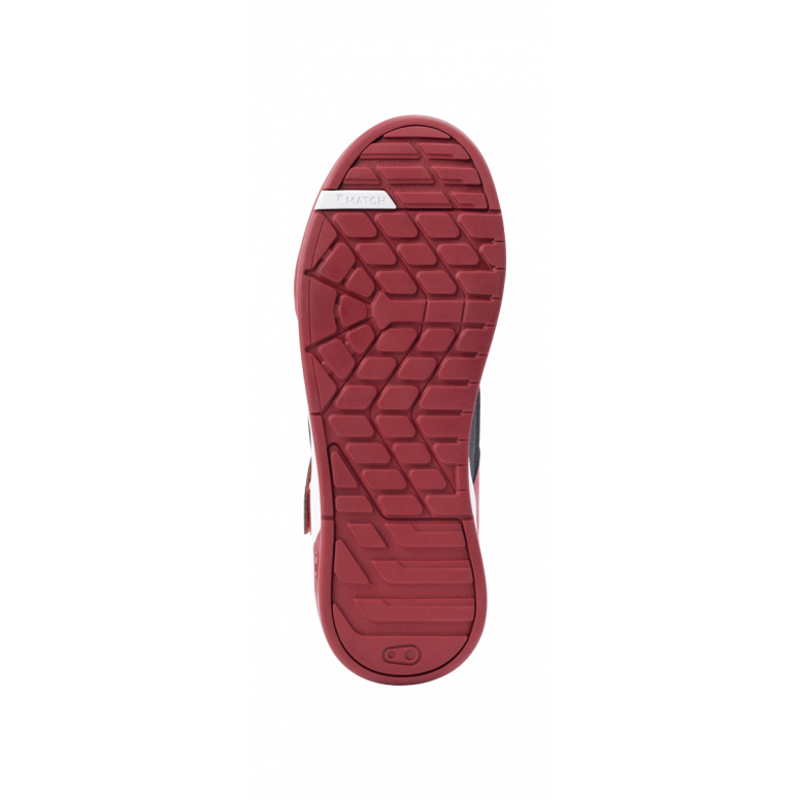 Crank Brothers Stamp Speedlace MTB Flat Shoes - Red/Black/White-4