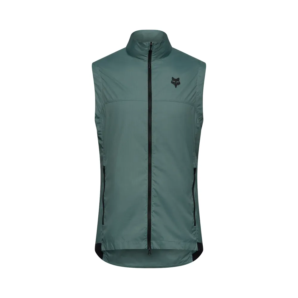 uPRISE Bikes Fox Clothing Fox Ranger Men's Wind Vest - Sage Green | Price match, 365 day returns, 18-Month Warranty, Finance Available & Free UK Delivery