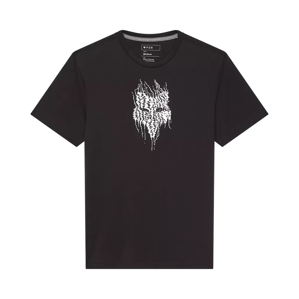 uPRISE Bikes Fox Clothing Fox Bark Men's Short Sleeve Technical Tee - Black | Price match, 365 day return s, 18-Month Warranty, Finance Available & Free UK Delivery