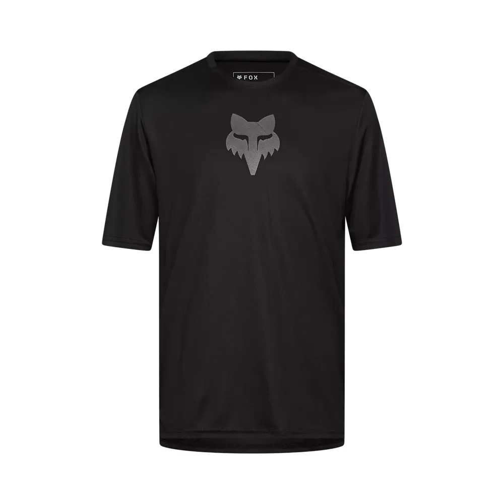 uPRISE Bikes Fox Clothing Fox Ranger Fox Head Men's Short Sleeve Jersey - Black | Price match, 365 day return s, 18-Month Warranty, Finance Available & Free UK Delivery
