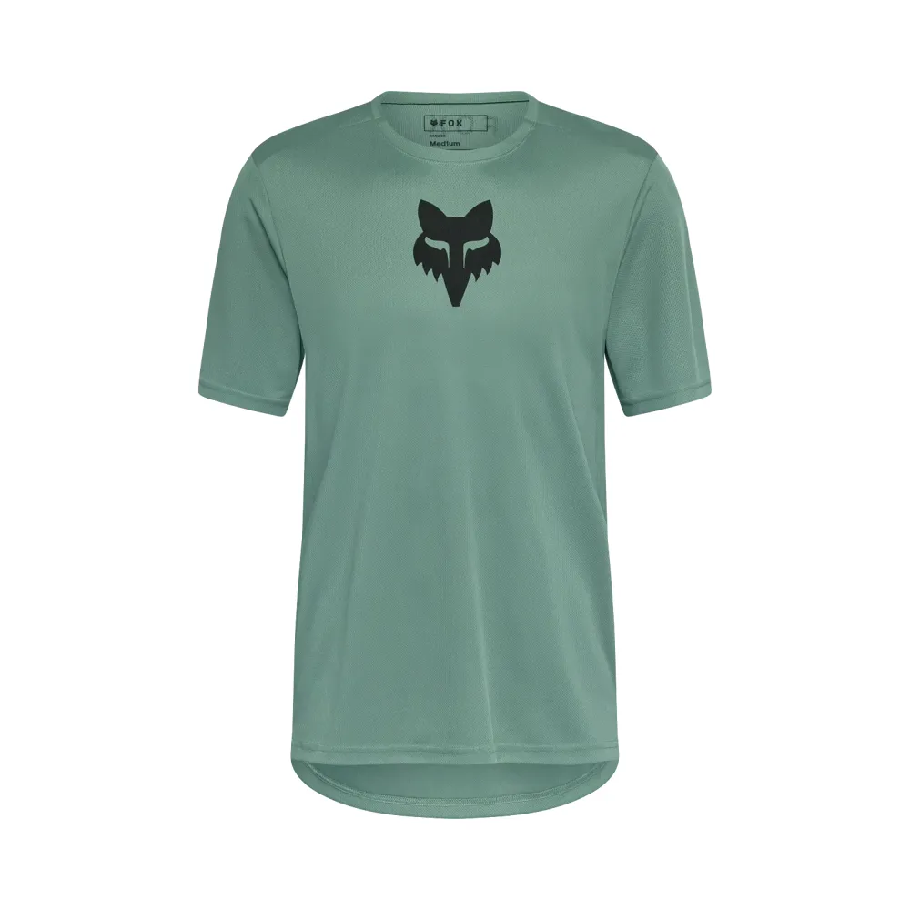 uPRISE Bikes Fox Clothing Fox Ranger Fox Head Men's Short Sleeve Jersey - Pine Green | Price match, 365 day returns, 18-Month Warranty, Finance Available & Free UK Delivery