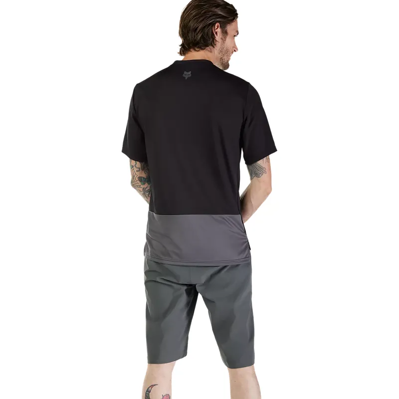 Fox Ranger Wordmark Men's Short Sleeve Jersey - Black-3