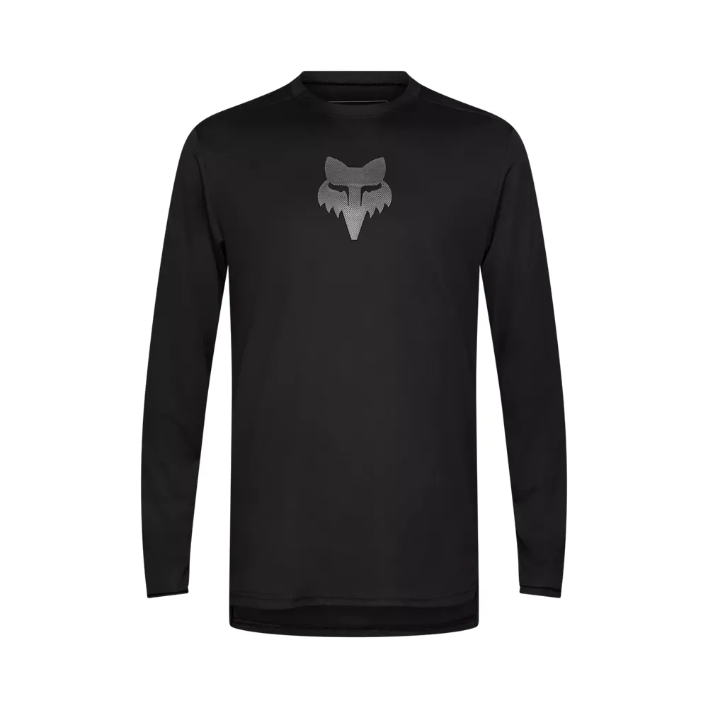 uPRISE Bikes Fox Clothing Fox Ranger Fox Head Men's Long Sleeve Jersey - Black | Price match, 365 day return s, 18-Month Warranty, Finance Available & Free UK Delivery