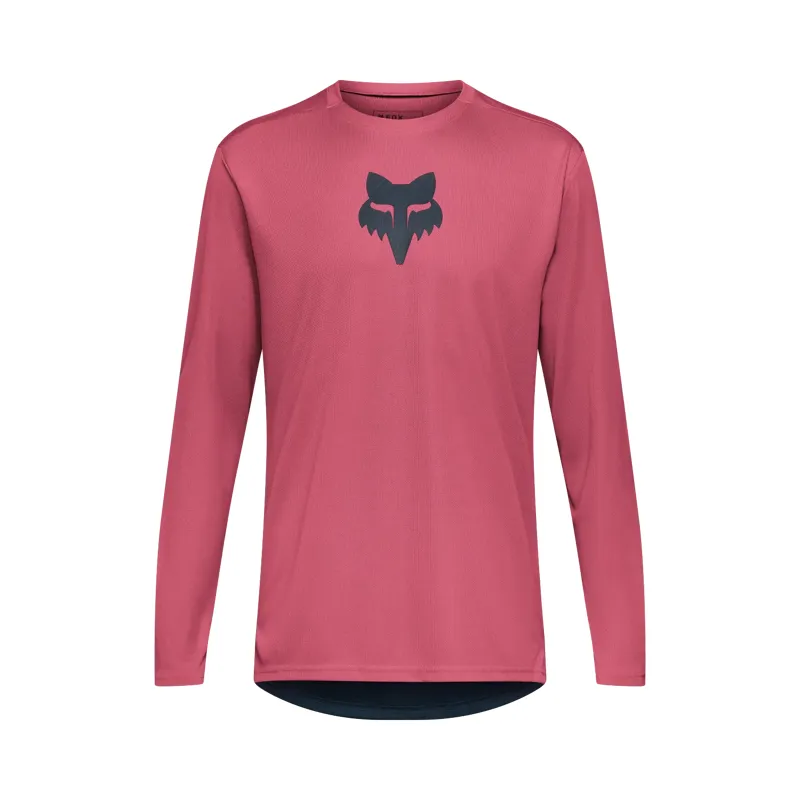 Fox Ranger Fox Head Men's Long Sleeve Jersey - Berry