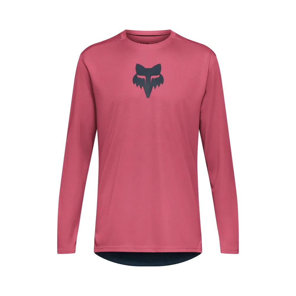 uPRISE Bikes Fox Clothing Fox Ranger Fox Head Men's Long Sleeve Jersey - Berry | Price match, 365 day returns, 18-Month Warranty, Finance Available & Free UK Delivery