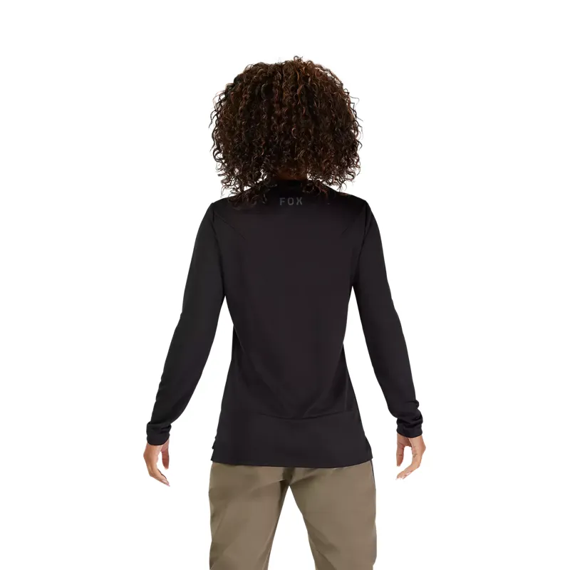Fox Ranger Fox Head Women's Long Sleeve Jersey - Black-3