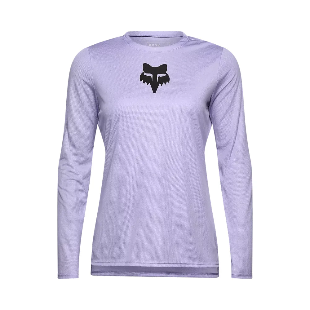 uPRISE Bikes Fox Clothing Fox Ranger Fox Head Women's Long Sleeve Jersey - Lilac | Price match, 365 day return s, 18-Month Warranty, Finance Available & Free UK Delivery