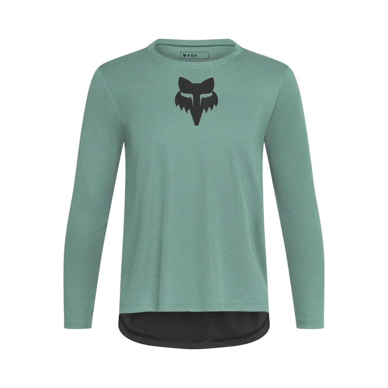 Fox Ranger Fox Head Youth Long Sleeve Jersey - Pine Green