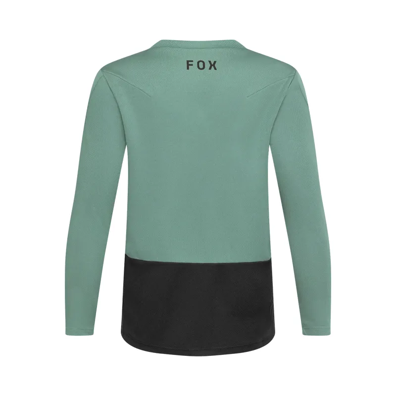Fox Ranger Fox Head Youth Long Sleeve Jersey - Pine Green-1