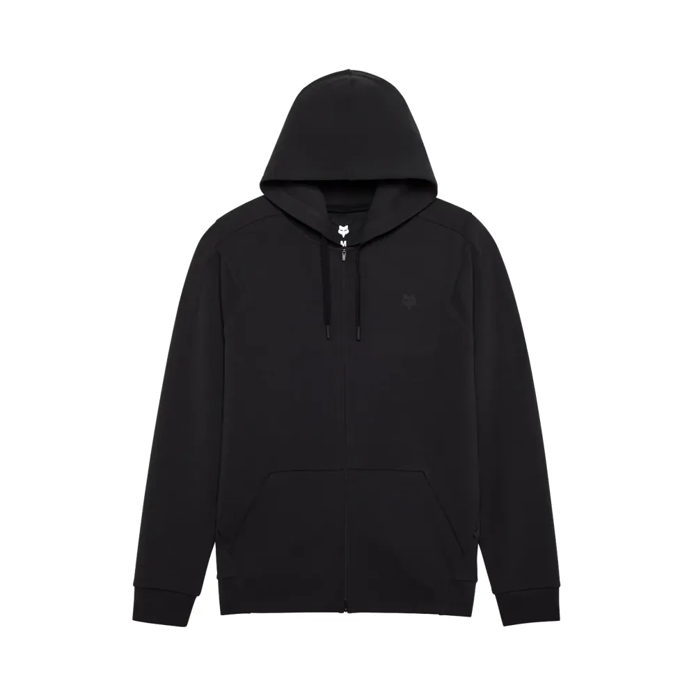 uPRISE Bikes Fox Clothing Fox  Rise Men's Zip Fleece Moisture Wicking Hoodie - Black | Price match, 365 day returns, 18-Month Warranty, Finance Available & Free UK Delivery