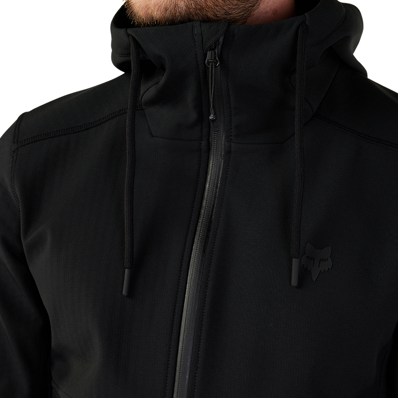 Fox Pit Waterproof Jacket - Black-6
