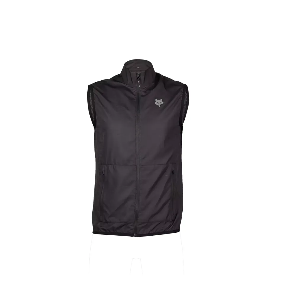 uPRISE Bikes Fox Clothing Fox Ranger Men's Wind Vest - Black | Price match, 365 day return s, 18-Month Warranty, Finance Available & Free UK Delivery