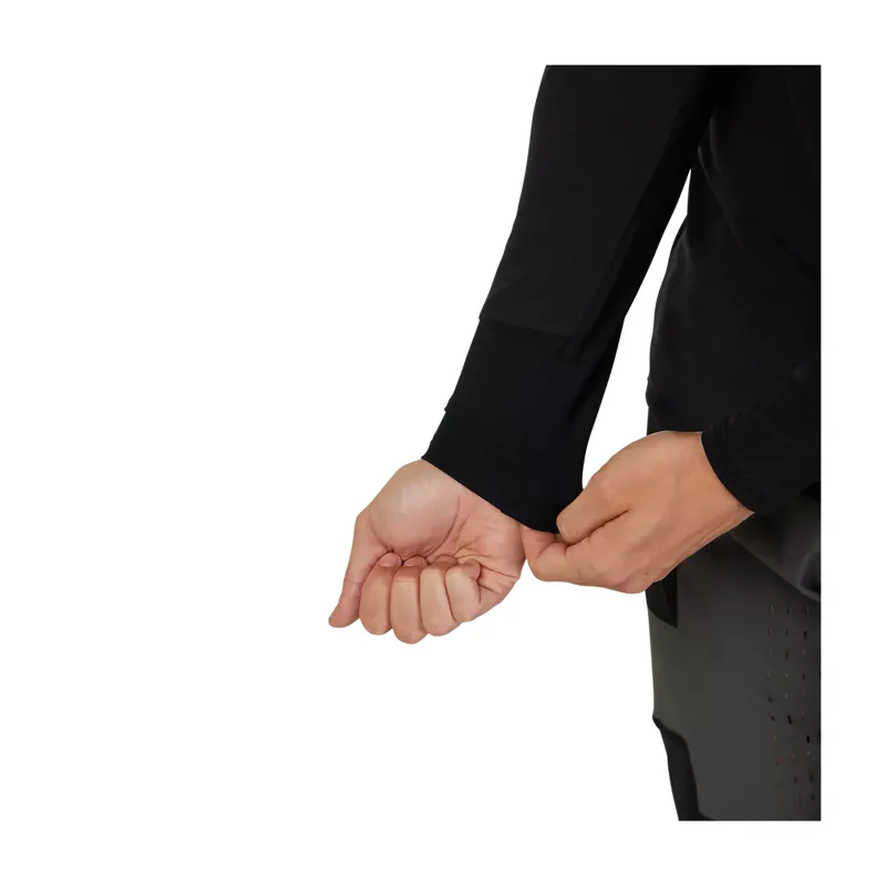 Fox Defend Thermal Long Sleeve Men's Jersey - Black-6