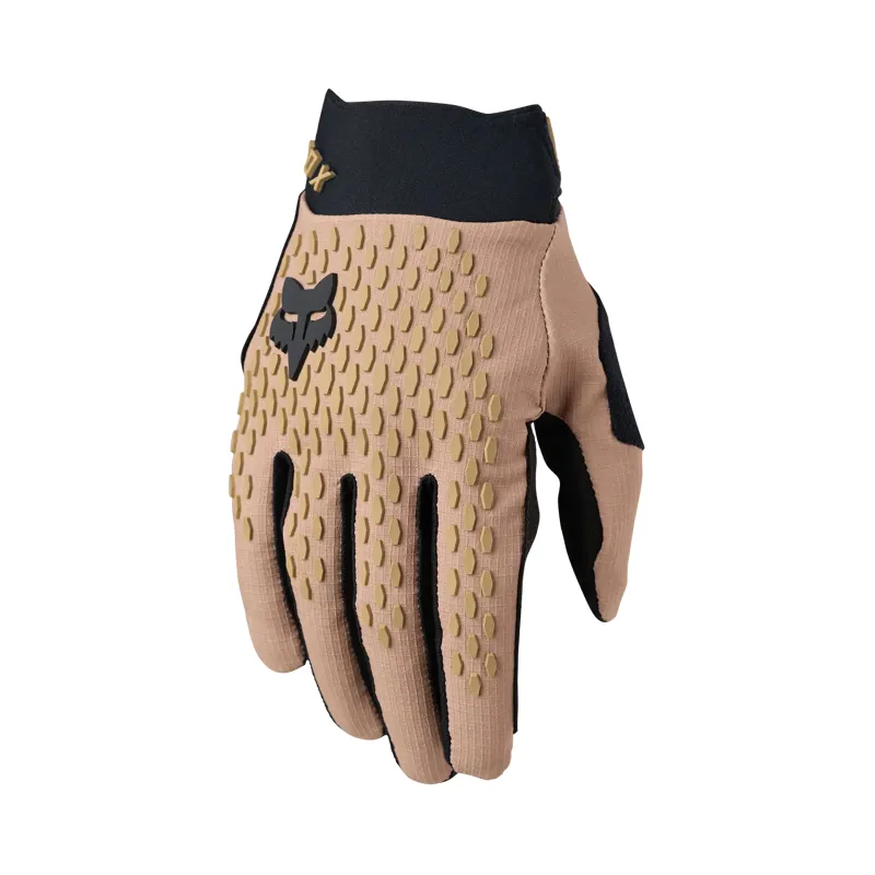 Fox Defend Long Finger Gloves - Brown Sugar