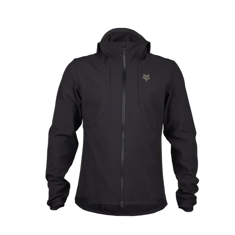 Fox Ranger Fire Hoodie Men's Waterproof Jacket - Black