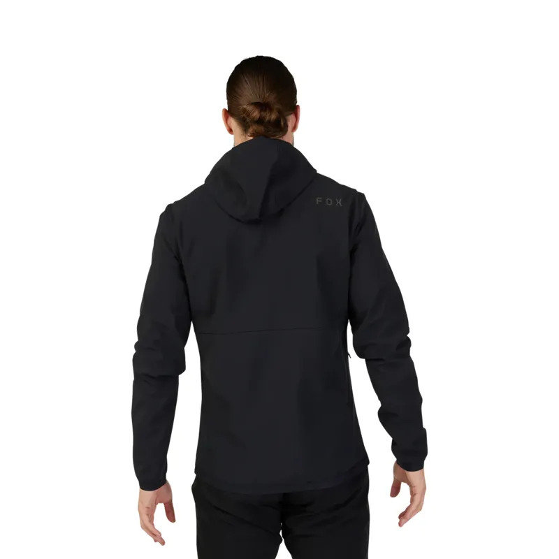 Fox Ranger Fire Hoodie Men's Waterproof Jacket - Black-2