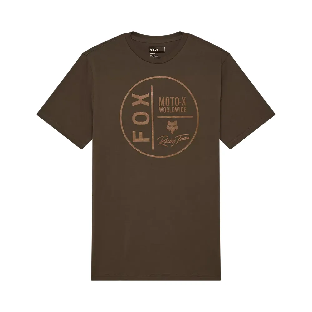 uPRISE Bikes Fox Clothing Fox Worldwide Premium Men's Tee - Military Green | Price match, 365 day return s, 18-Month Warranty, Finance Available & Free UK Delivery