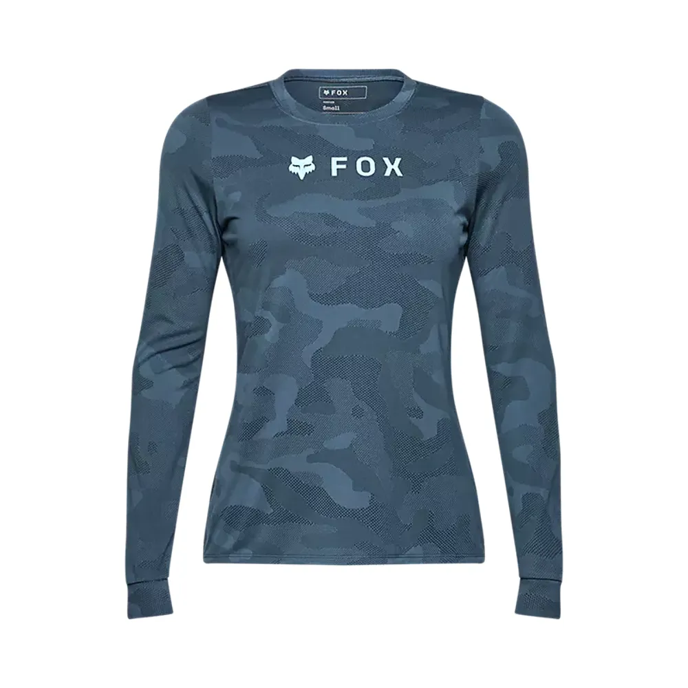 uPRISE Bikes Fox Clothing Fox Ranger TruDri Women's Long Sleeve Jersey - Dark Vintage Blue | Price match, 365 day return s, 18-Month Warranty, Finance Available & Free UK Delivery