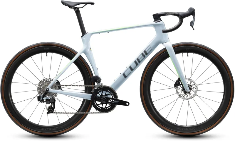 Cube Agree C:62 EX 2027 Carbon Road Bike - Glacier/Black