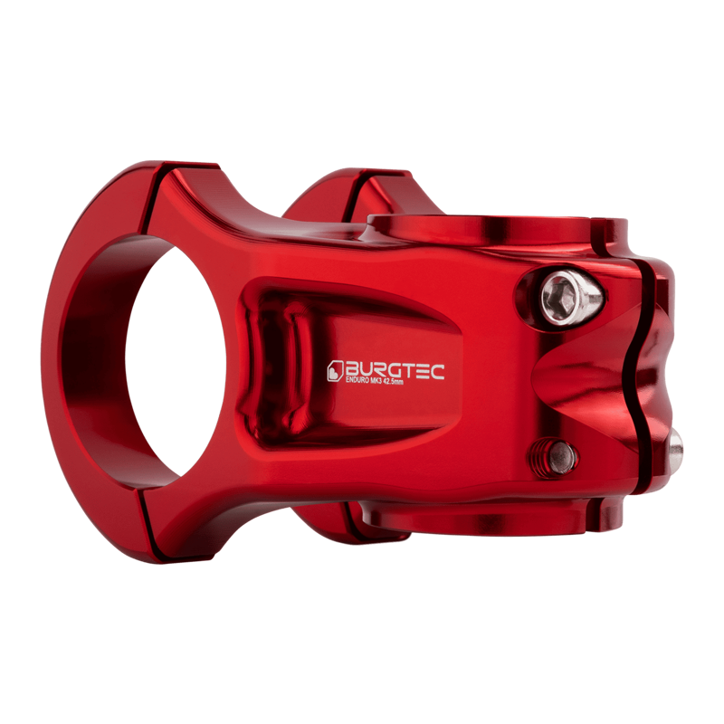 Burgtec Enduro MK3 Stem - 35mm Clamp - 42.5mm Reach - Race Red-1