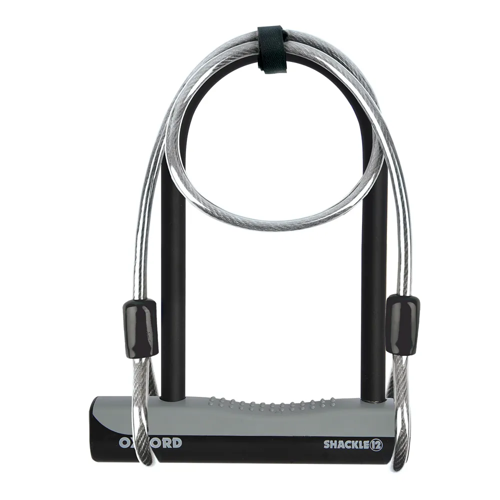 uPRISE Bikes Oxford Shackle 12 U-Lock Duo With Cable | Price match, 365 day return s, 18-Month Warranty, Finance Available & Free UK Delivery