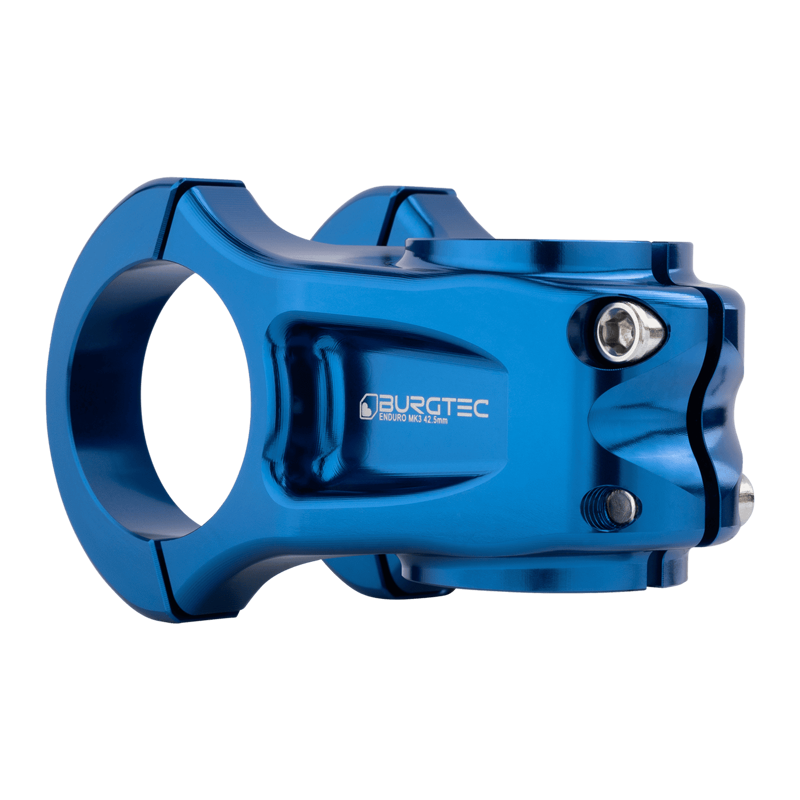 Burgtec Enduro MK3 Stem - 35mm Clamp - 42.5mm Reach - Deep Blue-1