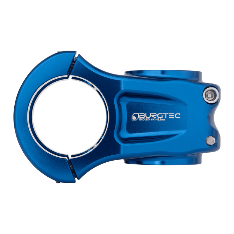 Burgtec Enduro MK3 Stem - 35mm Clamp - 42.5mm Reach - Deep Blue-3