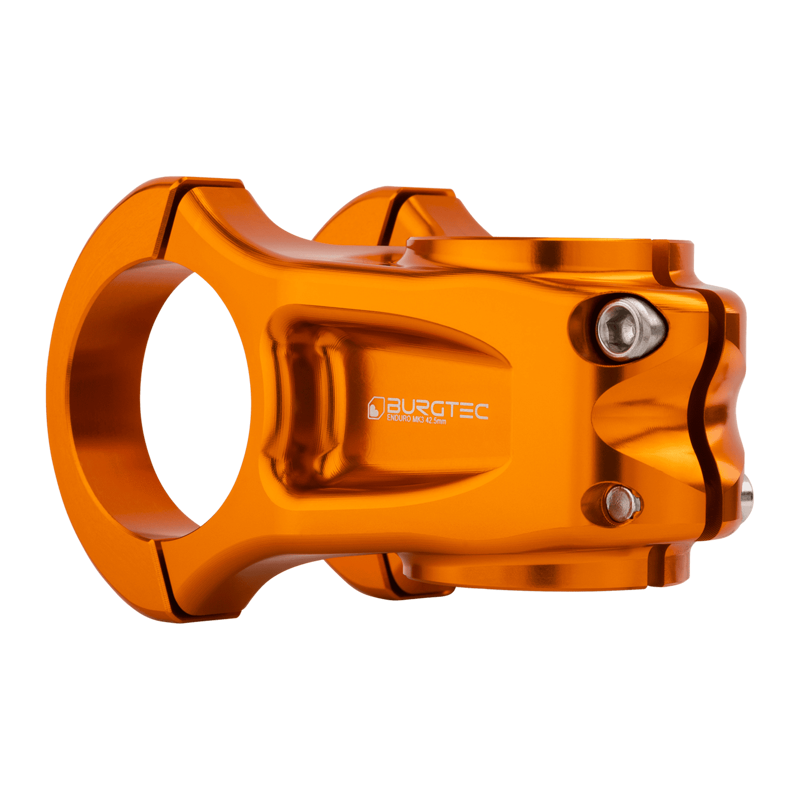 Burgtec Enduro MK3 Stem - 35mm Clamp - 42.5mm Reach - Iron Bro Orange-1