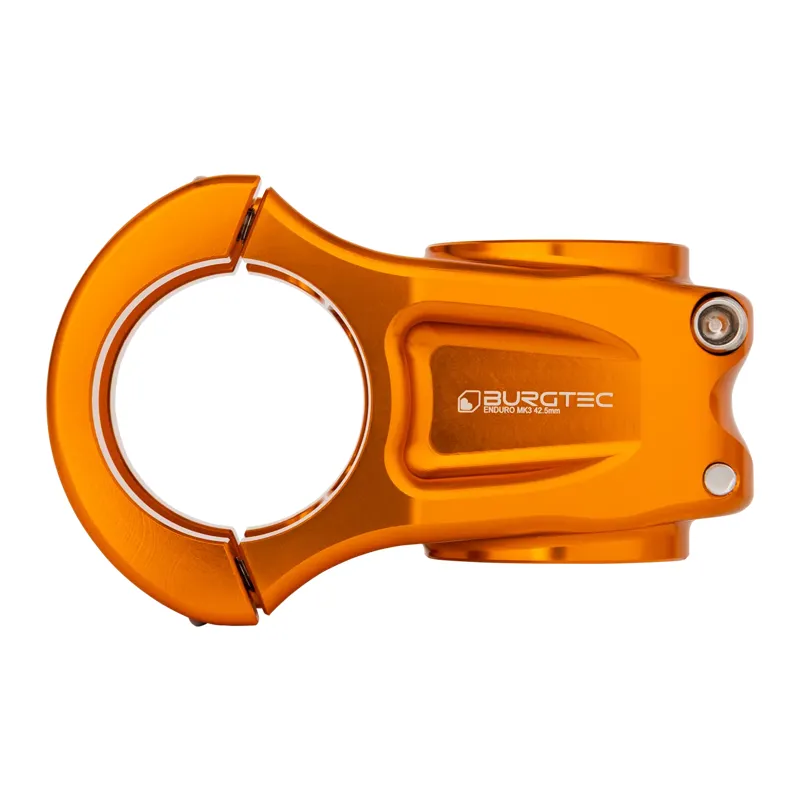 Burgtec Enduro MK3 Stem - 35mm Clamp - 42.5mm Reach - Iron Bro Orange-3