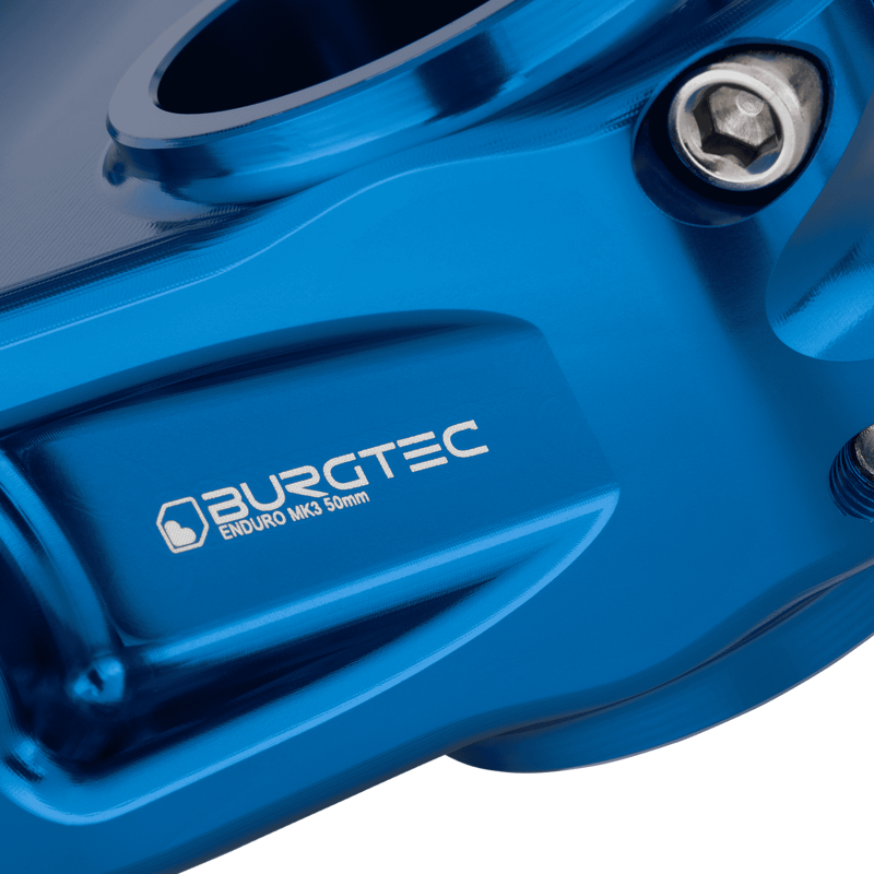 Burgtec Enduro MK3 Stem - 35mm Clamp - 50mm Reach - Deep Blue-4